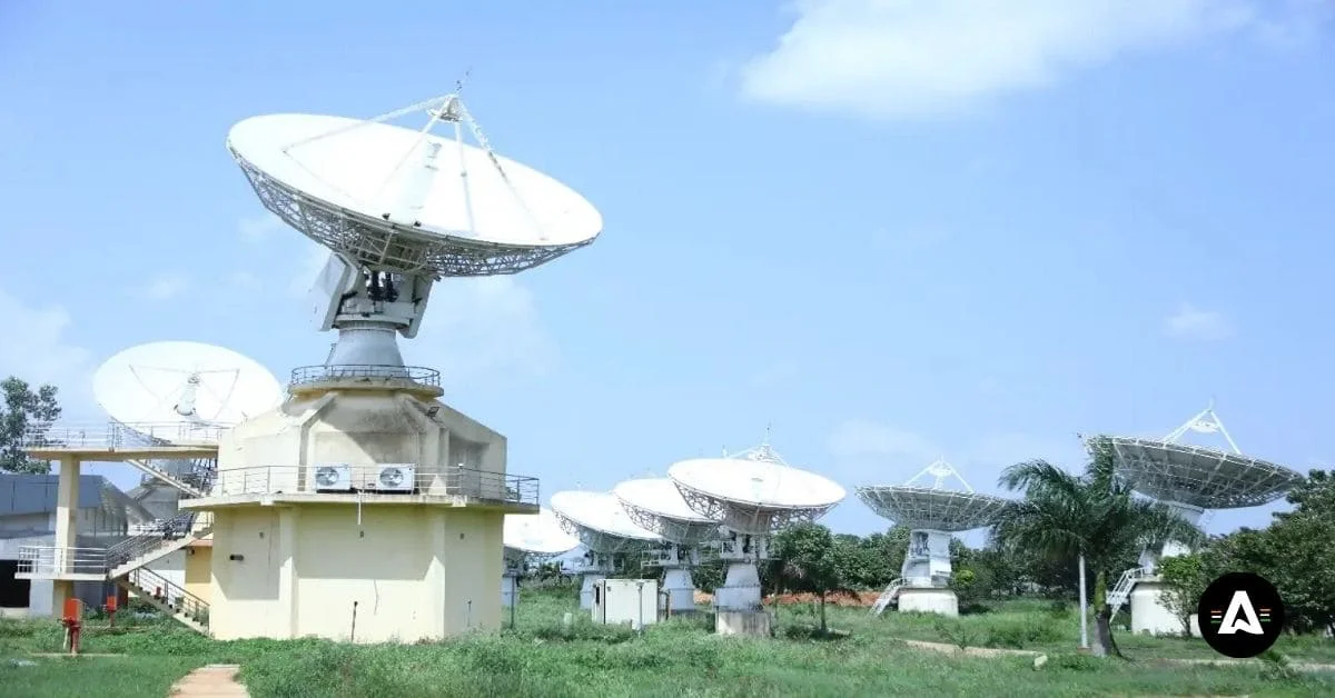 ISRO-ground-station-satellite-dishes