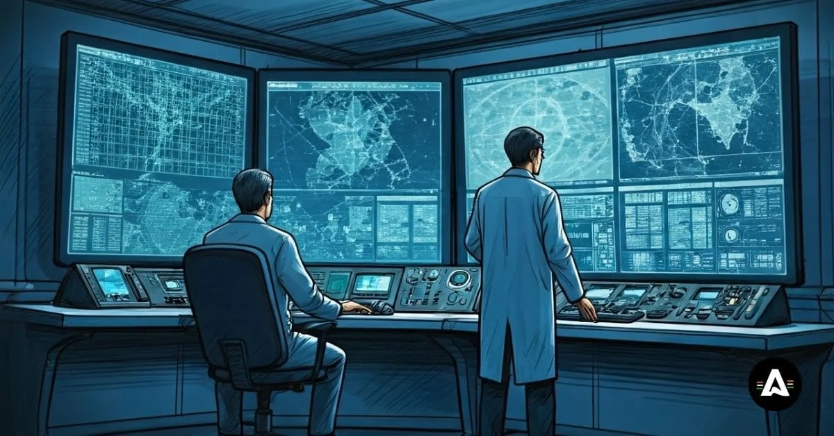 ISRO-scientists-using-satellite-data